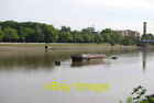 Photo 6x4 Barge in the River Thames off Battersea Park Westminster Chelse c2010