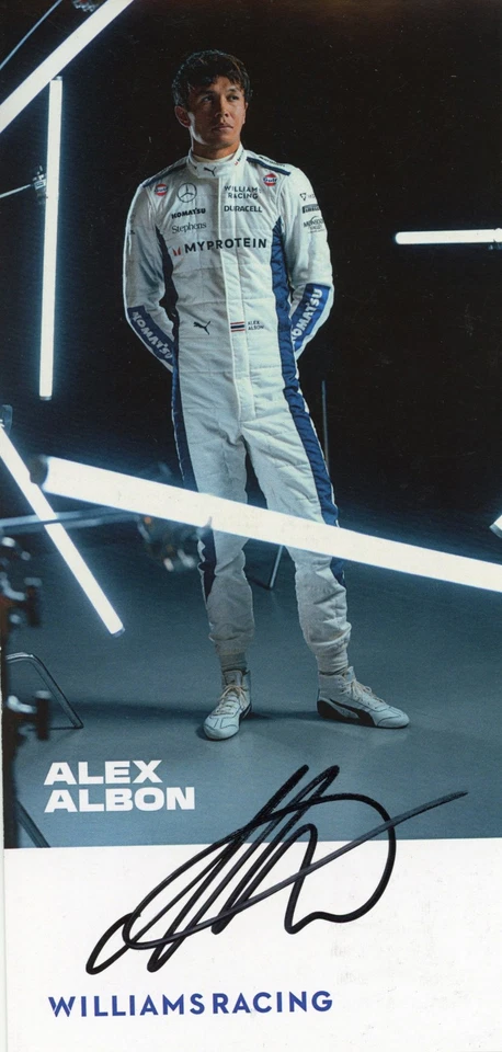 Alex Albon 2024 -   Original-Autogramm (handsigniert/handsigned) - RARITÄT - Bild 1 von 1