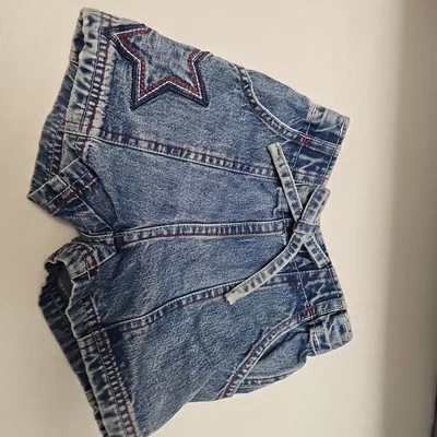 OshKosh Genuine Kids Girl's Size 5 Blue Denim Jean Shorts - Image 1 of 4