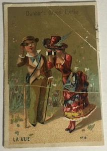 Dunbar’s Green Turtle Victorian Trade Card VTC 7 - Picture 1 of 3