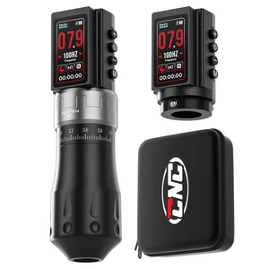 Máquina de tatuaje inalámbrica Pen 3600mAh baterías dobles ajustables 7 trazos 2,4-4,2 mm - Imagen 1 de 19