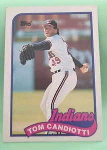 1989 Topps - Tom Candiotti #599 - Cleveland Indians - Picture 1 of 2