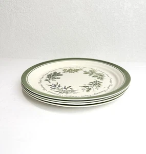 Vintage Thymeless Herbs - Corelle by Corning Dinner Plates 10.25" Set of 4 - Picture 1 of 9
