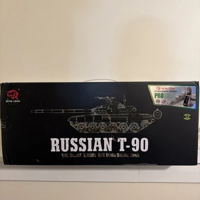 Henglong 1/16 2.4Ghz 7.0 Russian T90 RTR RC Main Battle Tank w/Metal Tracks - Image 1 of 4