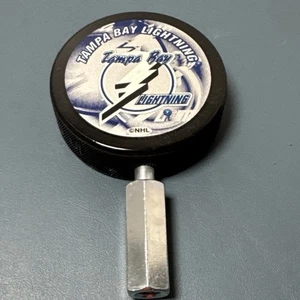 Tampa Bay Lightning NHL Beer Tap Handle Puck Hockey Kegerator Bar - Picture 1 of 4