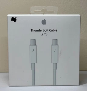 New Apple Thunderbolt 2 Cable 2m A1410 MD861LL/A OEM Sealed 6FT – Fast Shipping - Photo 1/3