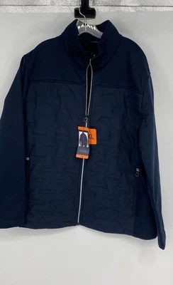 Nautica Mens Blue Regular Fit Long Sleeve Full-Zip Quilted Jacket Size 2XL - Image 1 of 4
