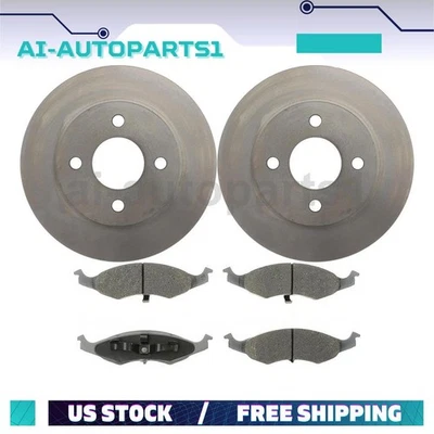 Для 1995 1996 Dodge неоновые передние тормозные диски + комплект тормозных колодок - Изображение 1 из 4