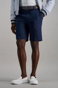 NEW Mens Sz 40 Blue Flex Waist Moisture Wicking No Iron Shorts HAGGAR COOL 18 - Picture 1 of 5