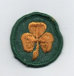 Rango de segunda clase, Girl Scouts of America, respaldo de tela/gasa (1955+) - Imagen 1 de 2