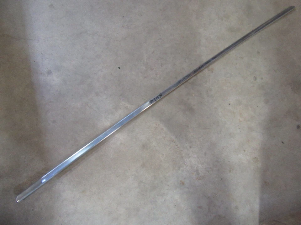 Ford Customline 1955 sedán asiento delantero respaldo moldura tira acero inoxidable Foto 1 de 4