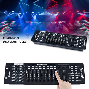 Console controller 192 canali DMX512 per luce palcoscenico festa DJ effetto luce discoteca - Foto 1 di 10