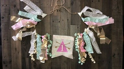 First Birthday "印度"横幅 — 第 1/2 张图片