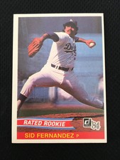 SID FERNANDEZ ROOKIE NEW YORK METS 1984 DONRUSS RC BASEBALL CARD