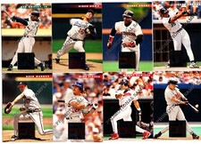 1995 Donruss  Sample Promo   Set of 8   Griffey Thomas Bonds Ripken