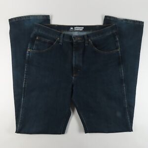 Wrangler Mens Jeans Size 34x36 Advanced Comfort Slim Fit Straight Leg Blue Denim