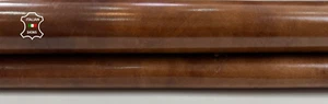 BROWN DISTRESSED VINTAGE LOOK VEGETABLE TAN Strong Goat leather 4sqf 1.0mm C2106 - Picture 1 of 7