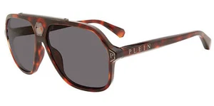 Philipp Plein Urban Vega Polarized Men's Oversize Sunglasses SPP004M619ATP Italy - Picture 1 of 4