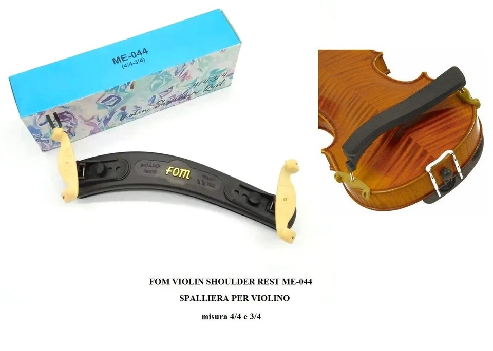 FOM SPALLIERA (Tipo KUN ) PER VIOLINO MISURA 4/4-3/4 regolabile SHOULDER REST  - Immagine 1 di 3