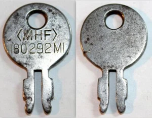Vintage MHF 180292MI Flat Key - Picture 1 of 5