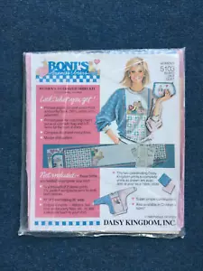Boni's Bunnies & Bears Women's Oversized Shirt Kit 5103 Bears On A Quilt New - Picture 1 of 2
