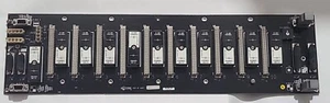 16407-1-1 9AB / 15230-63 MOORE I/O CHASSIS RACK BACKPLANE 10SLOT SL No 1410393 - Picture 1 of 7