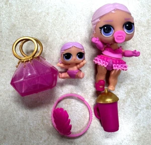 BAMBOLA LOL SURPRISE 3" + LIL SIS - SHOW GIRL CON VESTITO - Foto 1 di 20