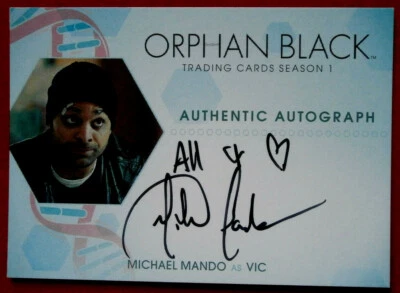 ORPHAN BLACK - Season 1 - MICHAEL MANDO - Personally Signed Autograph Card 2016 - Image 1 of 2