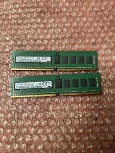 Samsung 16GB (2x 8GB) 2Rx8 PC4-2133P Server RAM M393A1G43DB0-CPB - Picture 1 of 5