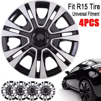 For Toyota Prius 2002-2021 15" Hubcaps Wheel Cover Hub Caps Fits R15 Steel Wheel - Image 1 of 4