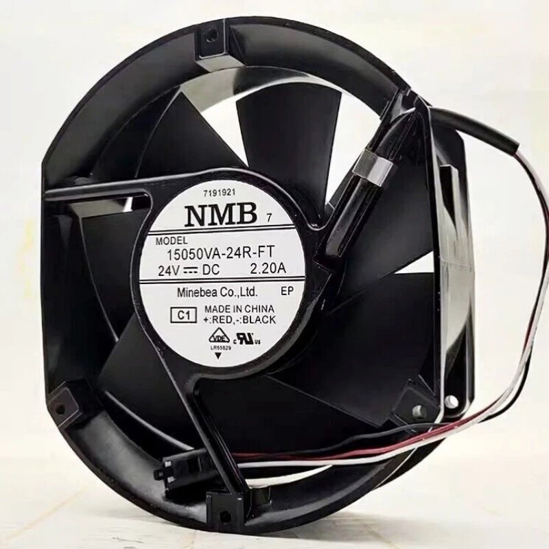 1PC NEW NMB 15050VA-24R-FT 24VDC 2.20A Aluminum frame cooling fan 172*150*51mm - Image 1 of 2