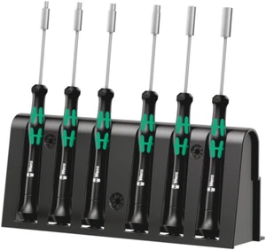 Wera 2069/6 Micro Metric Precision Nutdriver Set & Rack 6 Pce 118158 - Picture 1 of 7