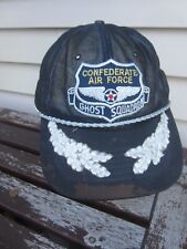 Vintage Confederate Air Force Ghost Squadron SnapBack Hat Cap Netting Trucker