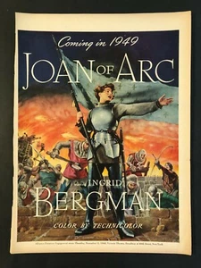 Anuncio de Juana de Arco 1948 - Imagen 1 de 1