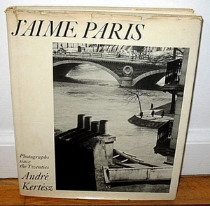 SIGNED Andre Kertesz J’aime Jaime Paris Photographs 1920s Seine Notre Dame HC DJ - Picture 1 of 3