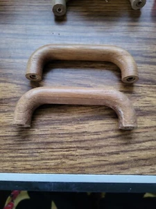 2 tirones de cajón vintage de 4" roble recuperado para restauración, reparación o proyecto 3 3/4 - Imagen 1 de 4