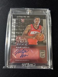 Jabari Smith JR. 2022-23 Panini Donruss Elite Asia Red Green Rc Year Book Auto