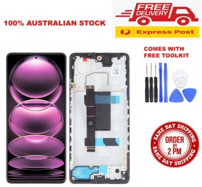 Xiaomi Redmi Note 12 Pro 5G LCD Amoled Touch Screen Digitizer Frame Assembly - Image 1 of 4