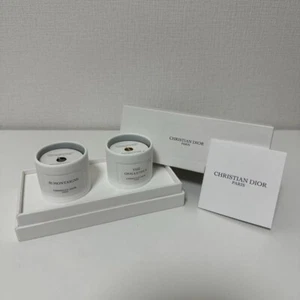 Christian Dior Aroma Candle Set of 2 Platinum Member Birthday Gift RARE - Picture 1 of 2