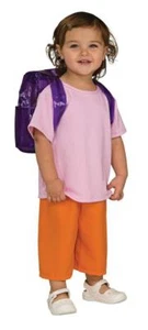 Rubies Dora The Explorer Deluxe Child Costume W/Backpack, Med 8-10 NEW - Picture 1 of 1