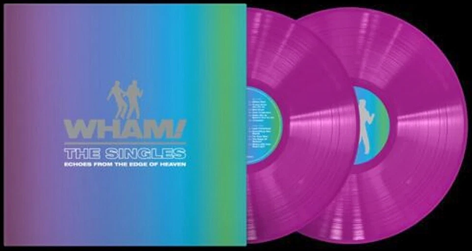 WHAM LP x 2 The Singles: Echoes From the Edge of Heaven DBL NEON VIOLET VINYL ! - Image 1 of 4