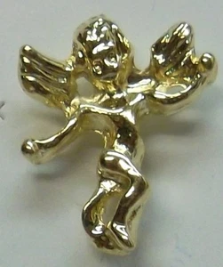Schutzengel klassisches Revers in Goldplatte, Made in USA by OSC, NEU - Bild 1 von 3