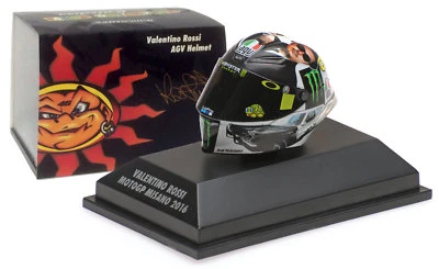 Minichamps Valentino Rossi Helmet MotoGP Misano 2016 - 1/8 Scale - Image 1 of 3
