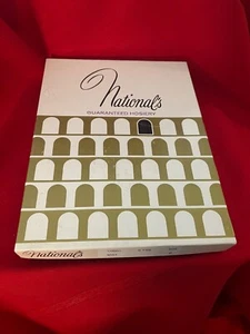 6 Vintage Nationals Guaranteed Hosiery Mist Size D Unworn with Box - Picture 1 of 8