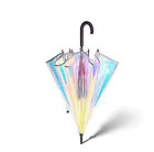 Stylish PVC Fashion Rain Sunshade Long Handle Transparent Umbrella