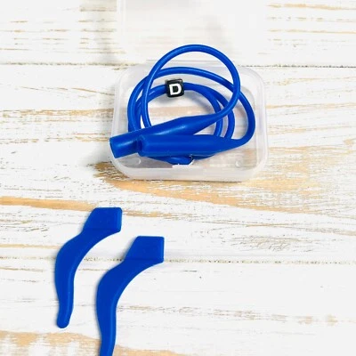 Correa de silicona para gafas para niños + gancho para oreja soporte deportivo banda ajustable para gafas de sol Foto 1 de 4