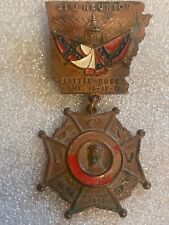 RARE TREASURE Confederate Veterans Reunion Medal 1911, Little Rock EXCELLENT