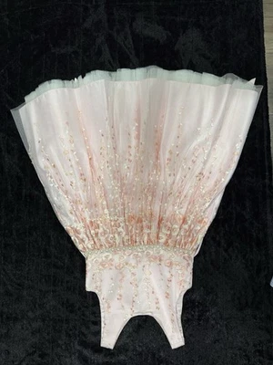 American Princess Pink Gold Tulle Embroidered Girls NEW party fancy dress Sz 10 - Image 1 of 4
