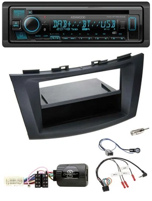 Kenwood Bluetooth DAB CD Lenkrad USB Autoradio für Suzuki Swift Sport ab 2011 sc - Bild 1 von 4
