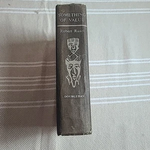 1955 SOMETHING OF VALUE by ROBERT RUARK AFRICA MAU MAU VINTAGE BOOK HARDCOVER - Picture 1 of 12